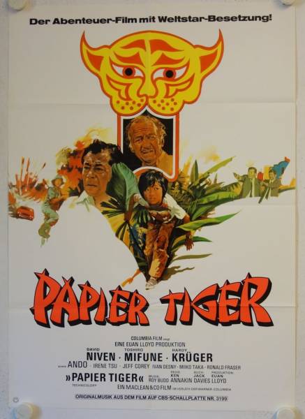 Papiertiger originales deutsches Filmplakat